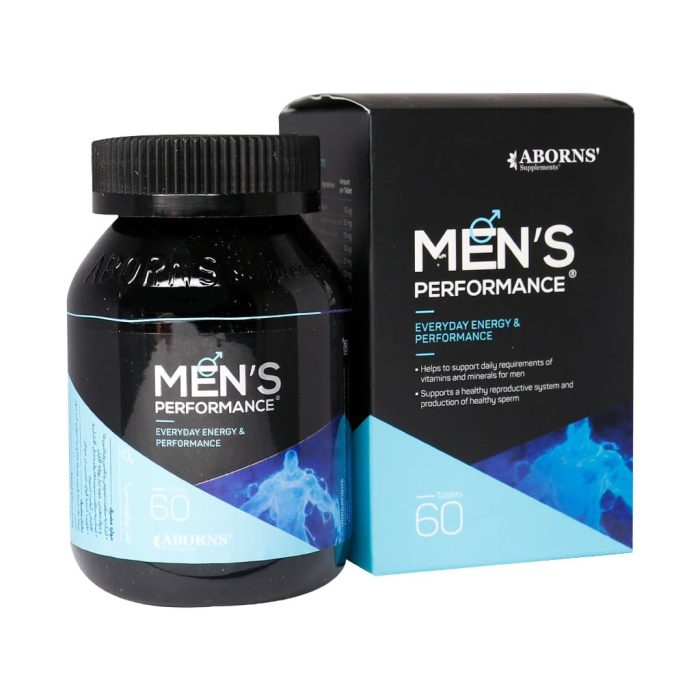 Aborns Mens Performance 60 Tabs 1