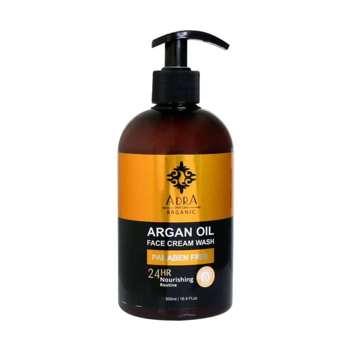 Adra Argan Oil Face Cream Wash 500 ml