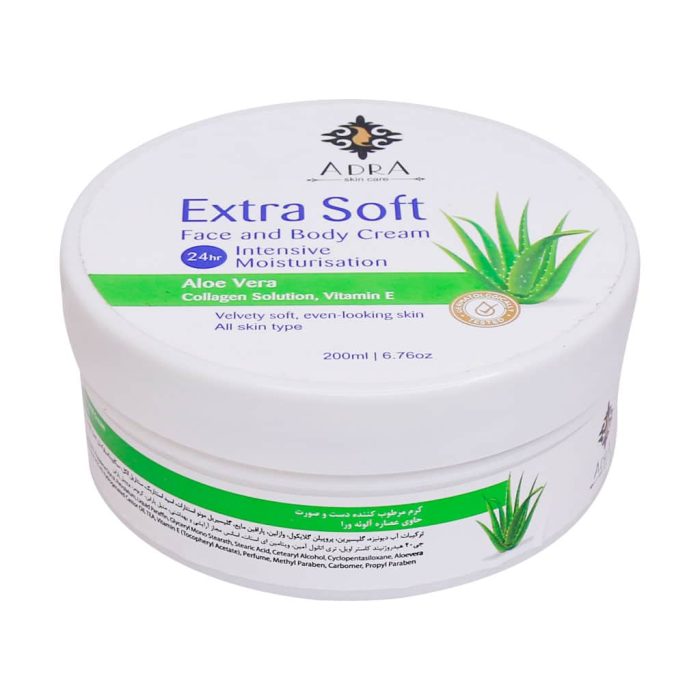 Adra face and body cream with aloe vera 1