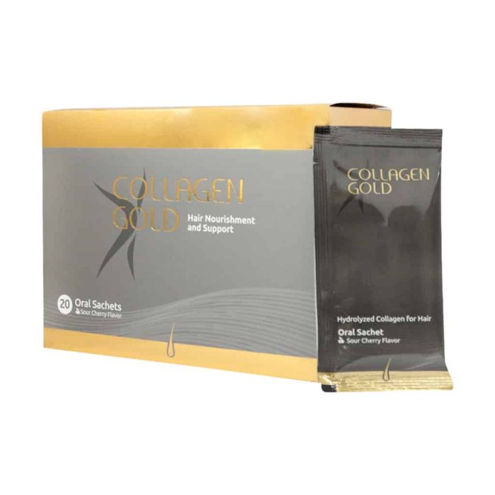 Adrian Colagen Gold Hair Nourishment And Support 20 Oral Sachet