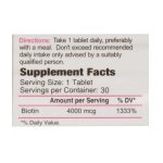 Alfa Vitamins Biotin 4000 Mcg