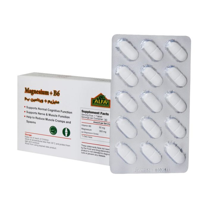 Alfa Vitamins Magnesium and B6 1