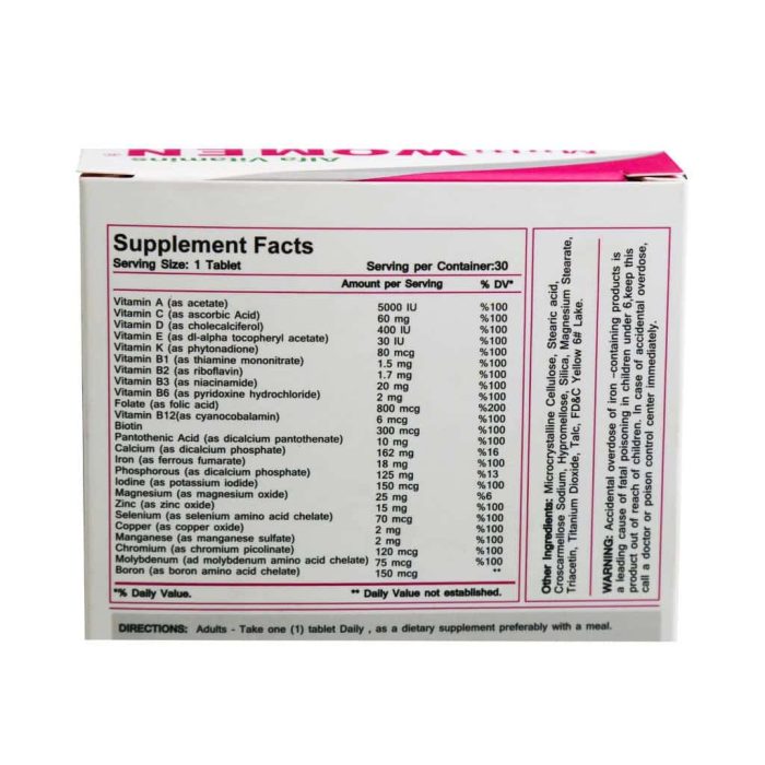 Alfa Vitamins Multi Women 30