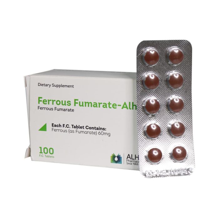 Alhavi Ferrous Fumarate 100