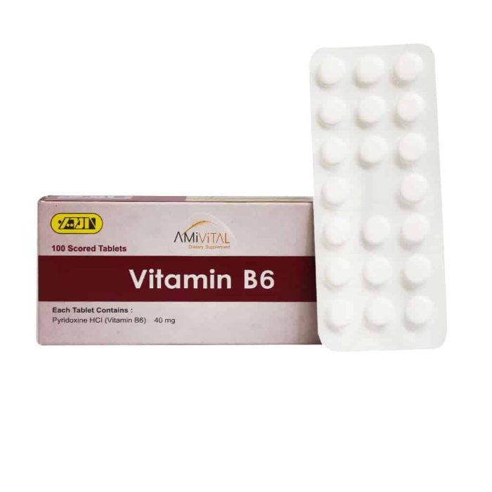 Ami Vital Vitamin B6 100 Tabs 1