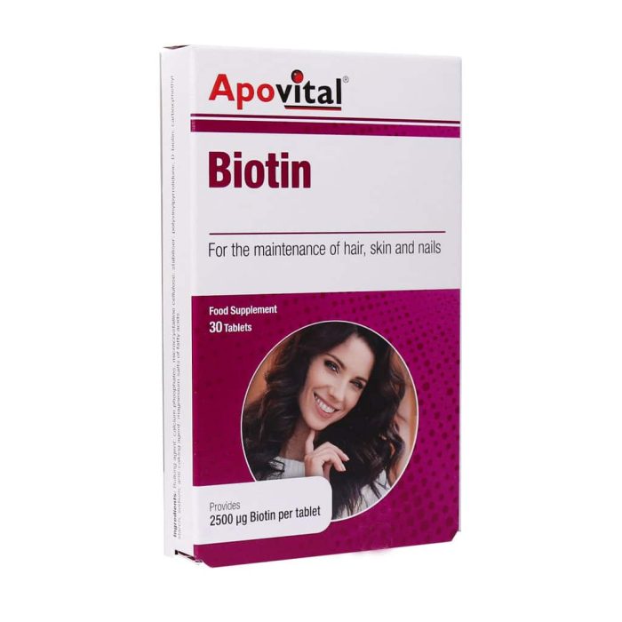 Apovital Biotin 2500mcg 30 Tabs