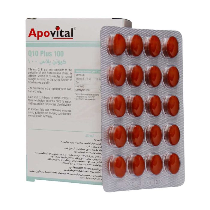 Apovital Q10 Plus 100 40 Capsules