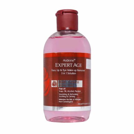 Ardene Expert AGE Face Lip Eye Makeup Remover Solution 250 ml