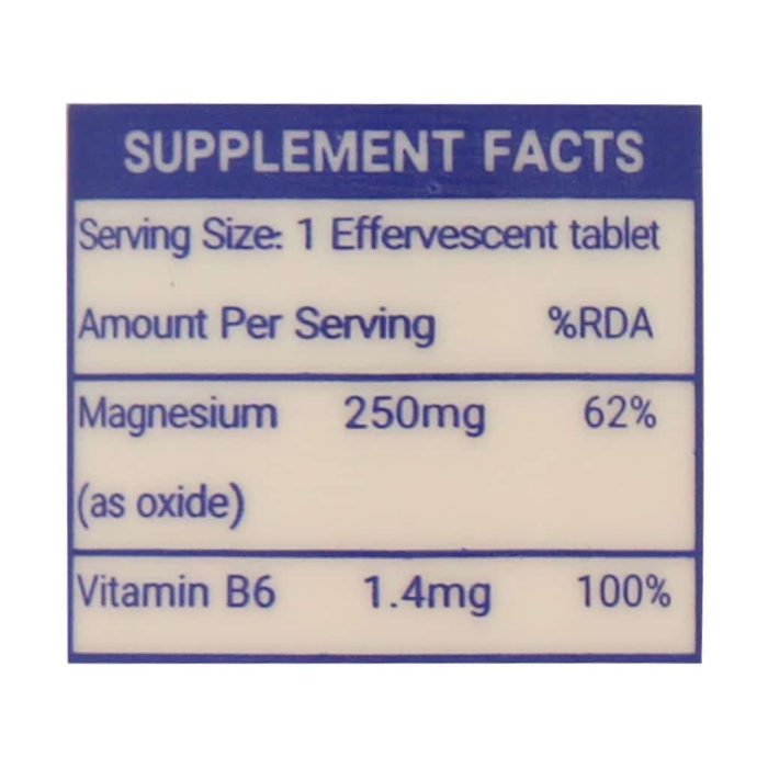 Arya Daru Magnesium And Vitamin B6 20 Effervescent Tabs 1