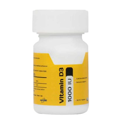 Arya Daru Vitamin D3 1000 IU 30 FC Tabs