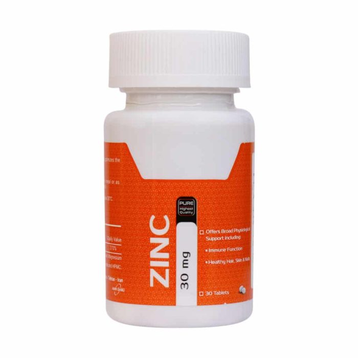 Arya Daru Zink 30 mg 30 Tablet