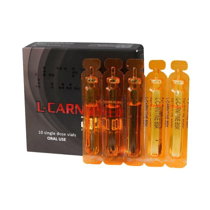 BSK L Carnitine 2000 Oral Use 10 Single Dose Vials 1