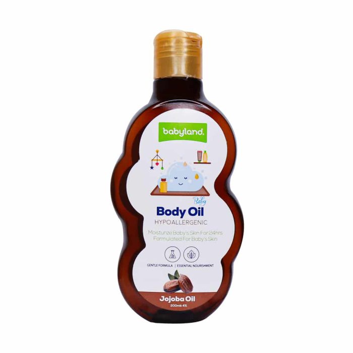 Babyland Body Oil for Kids with Jojoba Oil