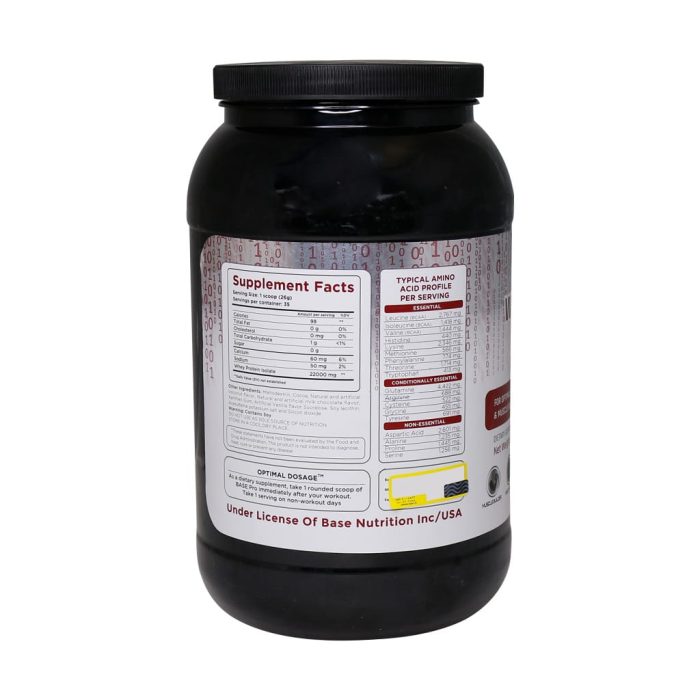 Base Nutrition Whey Protein Isolate Pro 910