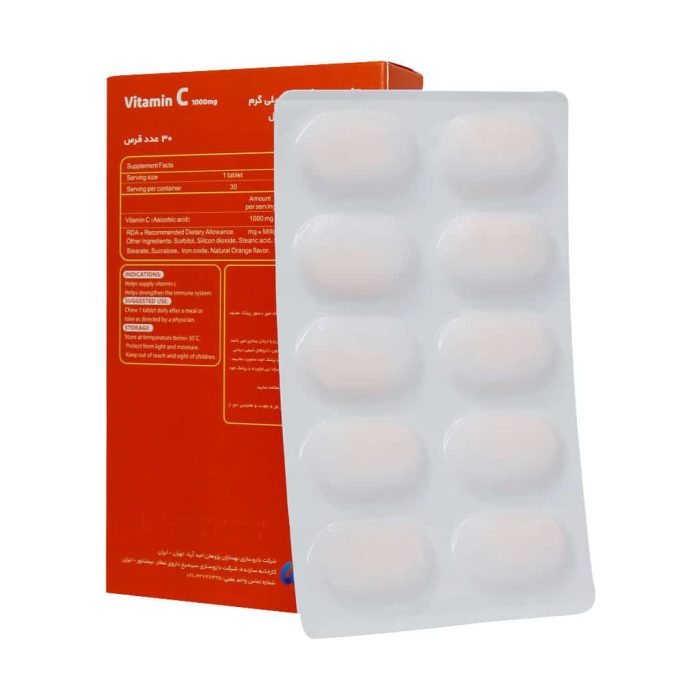 Behsazan Vitamin C 1000 mg Chewable Tabs