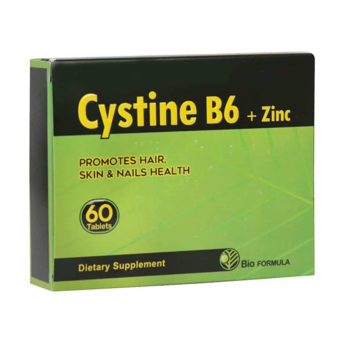 Bio Formula Cystine B6 And Zinc Tablets