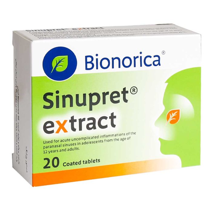 Bionorica Sinupret Extract 20 Coated tablets