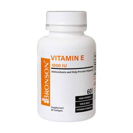 Bronson Vitamin E 1000 IU 60 Softgels