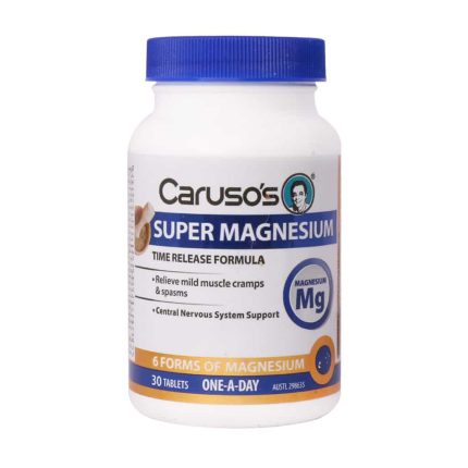 Carusos Natrual Health Super Magnesium 30 Tablets