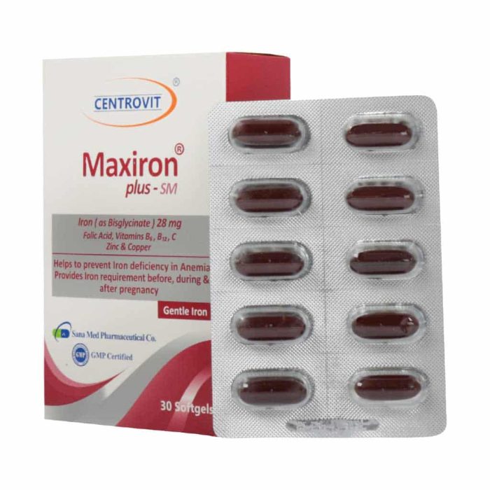 Centrovit Maxiron Plus SM 30 Softgel