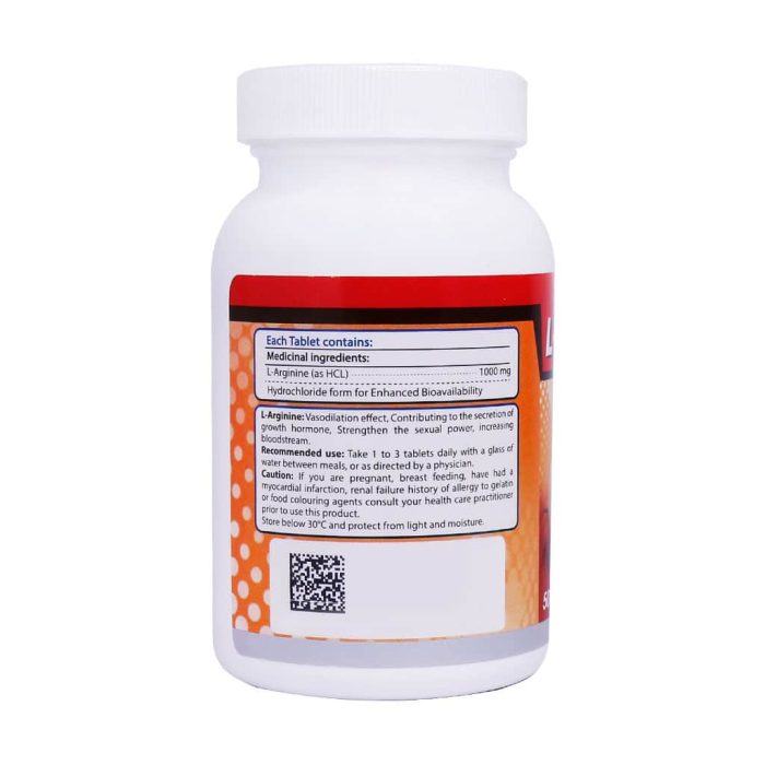 Daana L Arginine 1000 mg 50 Tab