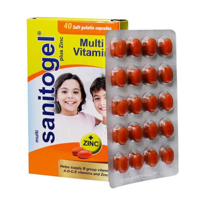 Daana Multi Sanitogel Plus Zinc 40 Soft Gelatin Capsules