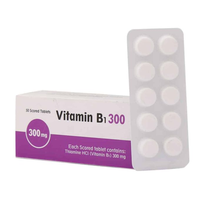 Daana Vitamin B1 300 50 Scored Tablet