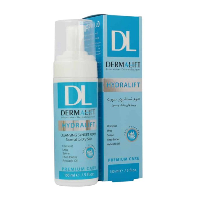 Dermalift Hydralift Cleansing Syndet Foam For Normal To Dry Skin