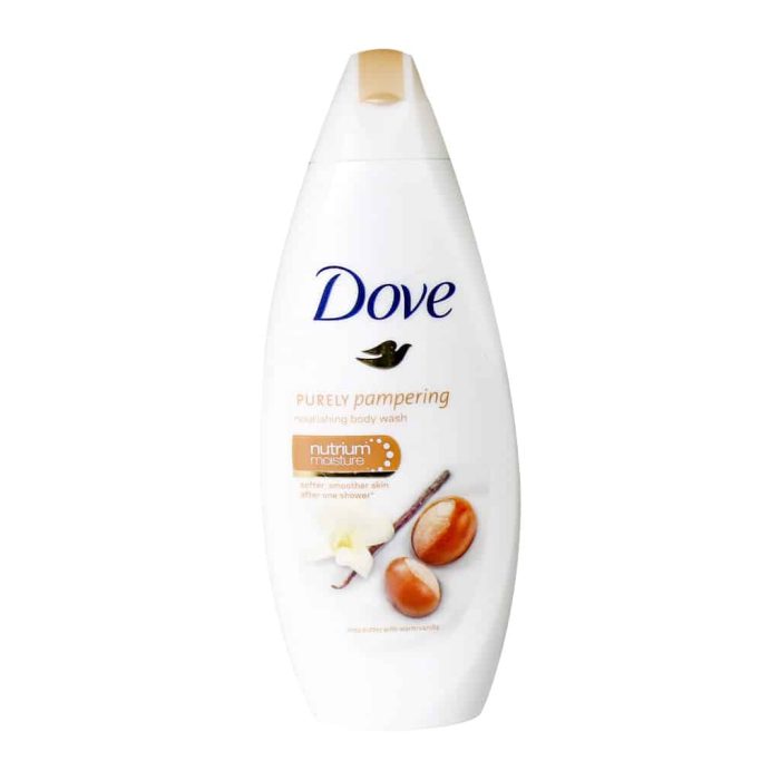 Dove Contains Shea Butter With warm Vanilla Body Wash 250