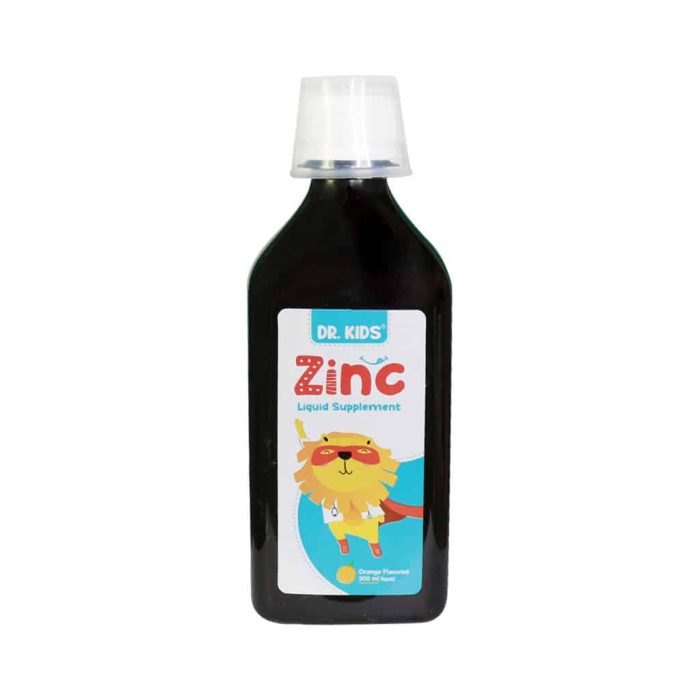 Dr Kids Zinc Liquid Supplement 300 ml