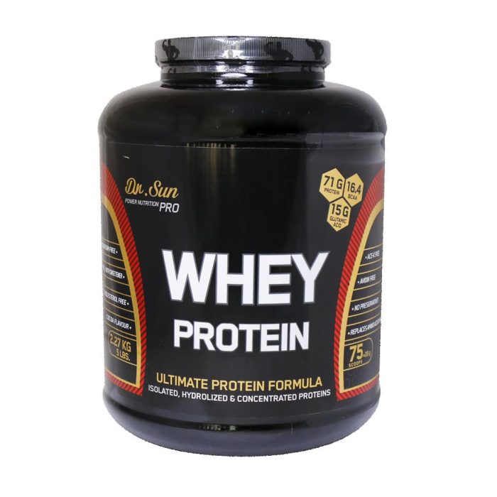 Dr Sun Whey Protein Powder 2270 g