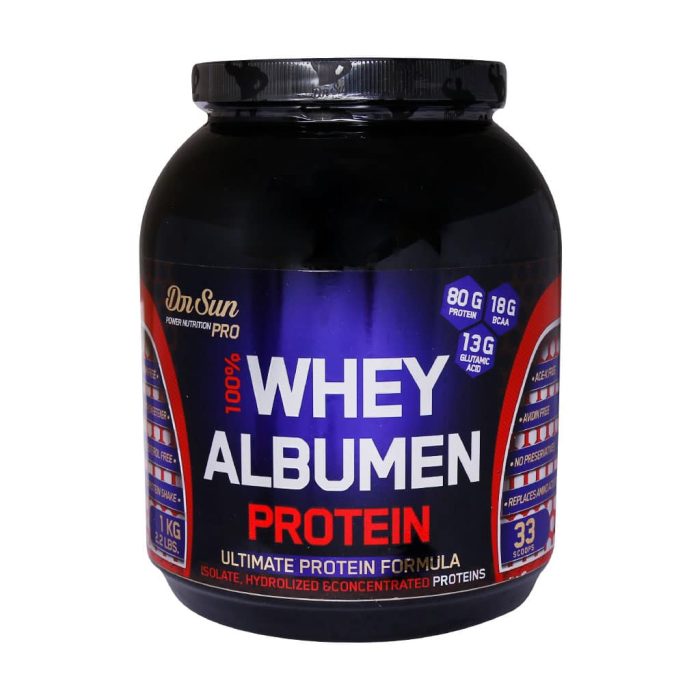 Dr.Sun Whey Albumen Protein Powder 1000 g