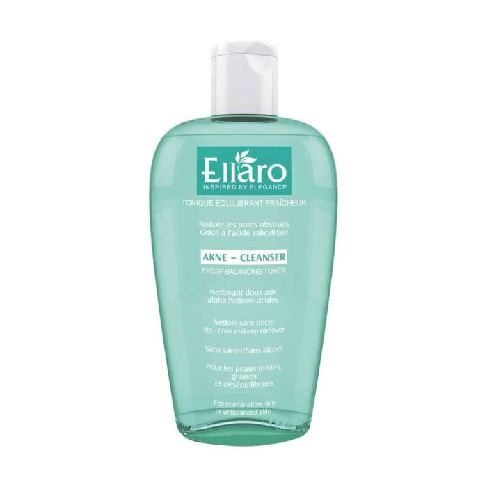 Ellaro Fresh balancing Toner Acne Line 200 ml 2