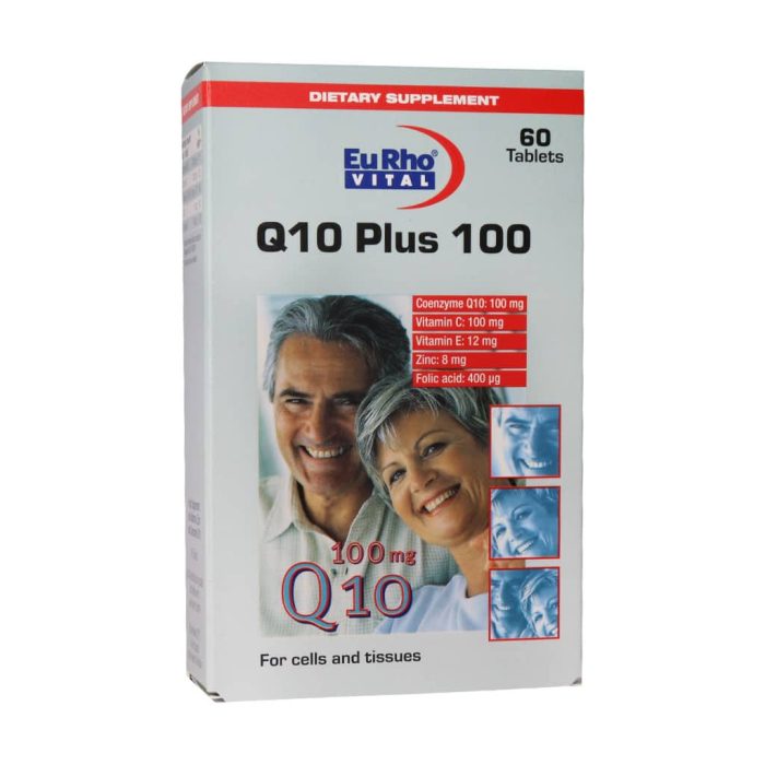 EuRho Vital Q10 Plus 100mg 60 Tab