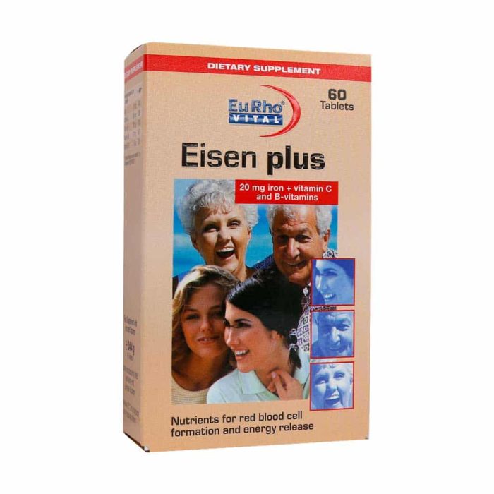 Eurho Vital Eisen Plus 60 Tab 1