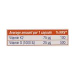 Eurho Vital Vitamin D3 1000 IU K2 60 Caps