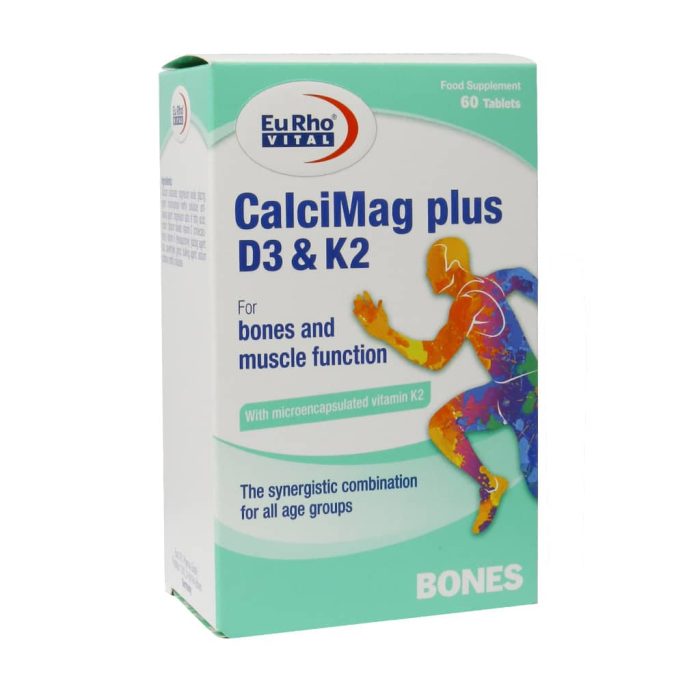 Eurhovital Calcimag Plus D3 And K2 60 Tablets