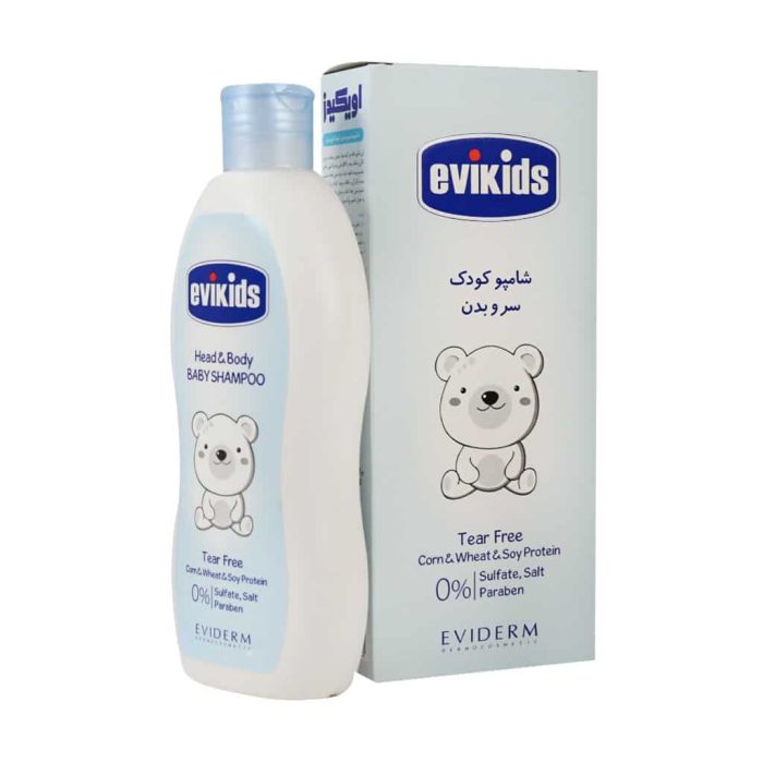 Eviderm Evikids Head And Body Baby Shampoo 200