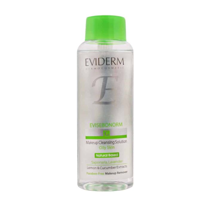 Eviderm Evisebonorm Makeup Cleansing Solution For Oily Skin 230 ml