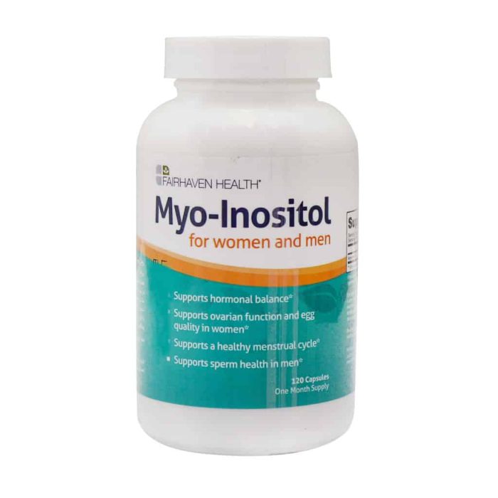 Fairhaven Health Myo Inositol 120 Caps 1