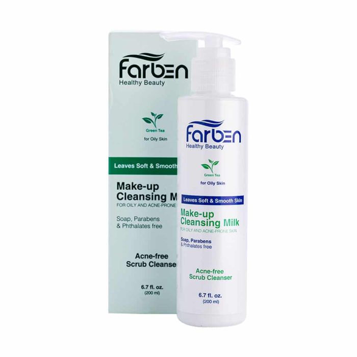 Farben Green Tea Make Up Cleansing Milk For Oily Skin 200