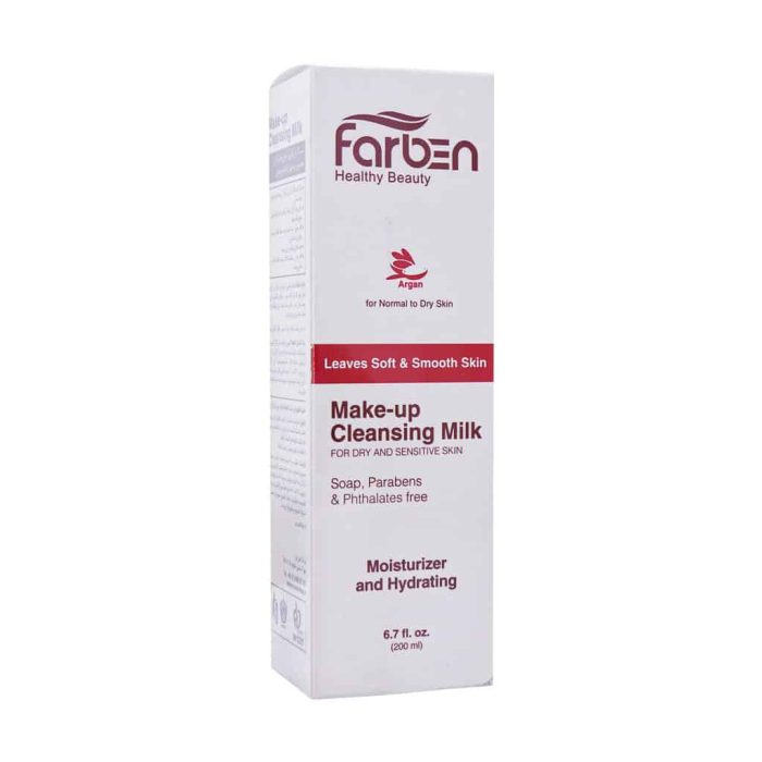 Farben Make Up Cleansing Milk For Dry And Sensitive Skin 200 Ml