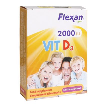 Fisher Flexan Vit D3 2000 IU 60 Caps