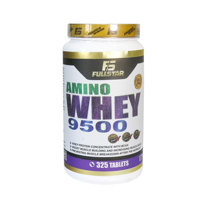 Full Star Amino Whey 9500 325 Tabs 1