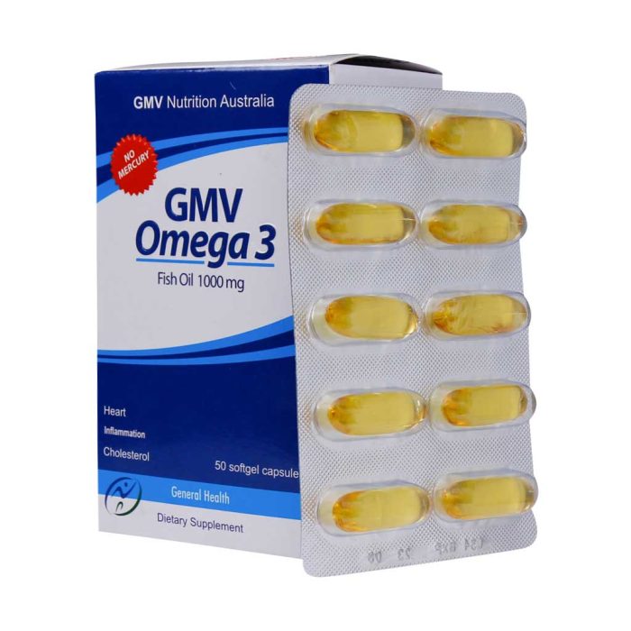 GMV Nutrition Omega 3 50 Softgel Capsules