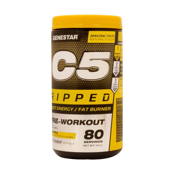 Gene Star C5 Ripped Powder 360 g pineapple