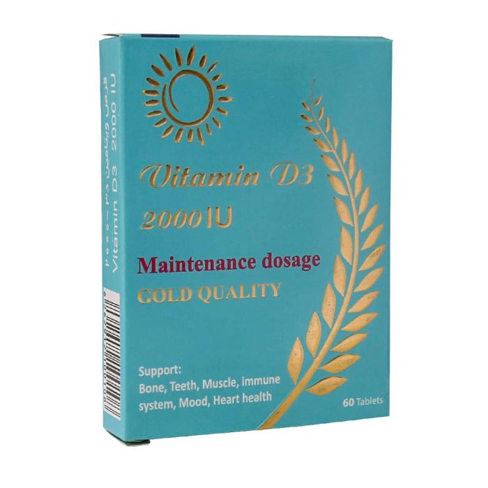 Gold Quality Vitamin D3 2000 IU Multinormal 60 Tabs