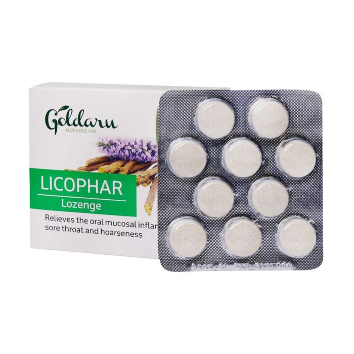 Goldaru Licophar 30 Herbal Lozenge