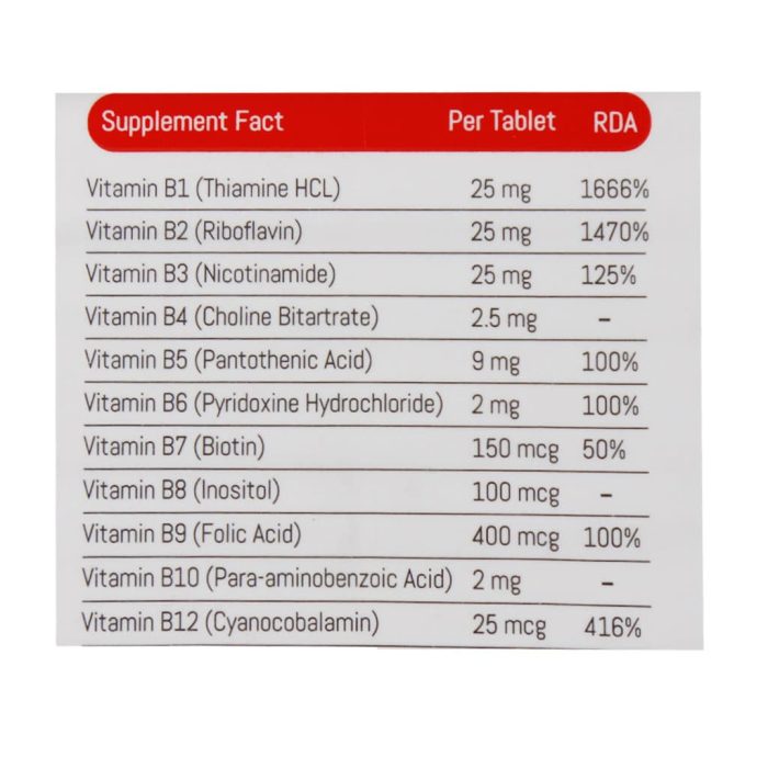 Golden Score B Complex Forte 60 Tablet