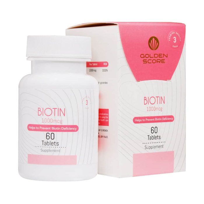 Golden Score Biotin 1000mcg 60 Tablet